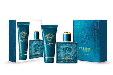 Versace Eros Pour Homme Giftset (Parfum 100ml + Reisfles 5ml + Douche- en badgel 150ml)