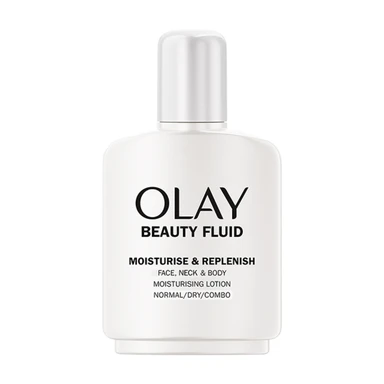 OLAY Beauty Fluid Moisturise & Replenish Face, Neck and Body Lotion 200ml