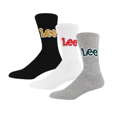 LEE SPORTS RENWICK sokken - zwart/wit/grijs gemêleerd - 38-42