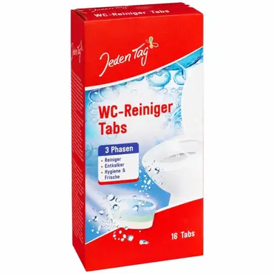 Jeden Tag WC-Reinigungstabs (16 Tabs)