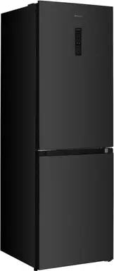 Wiggo WR‑CD18NFB(DX) – Koelkast/vriezer – 323 liter – Vriesdroog – Dubbele deur – 39 decibel – Energieklasse B - Donker roestvrij staal