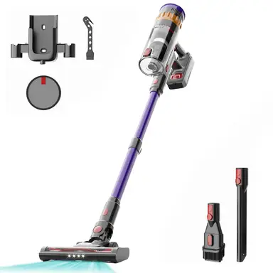 Lefant V1 Vacuum Cleaner without Wire, 42 Min/40KPA Cordless Vacuum Cleaner with Inteligent Screen and Strong South, Newest Model 2025, Suitable for Pet Hair/Carpets/Hard Floors