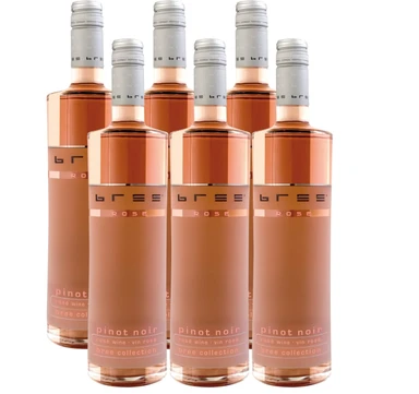 Bree pinot noir halbtrocken roséwein 6x0.75 L