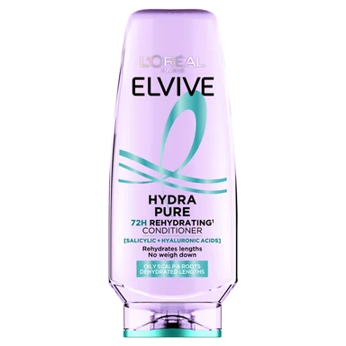 L’Oréal Paris Elvive Hydra Pure 72H Rehydrating Conditioner, 300ml