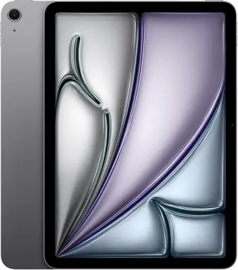 Apple iPad Air 11" with M3 Chip: Apple Intelligence, Liquid Retina Display, 128GB, 12MP Front Camera/Rear Camera, WiFi 6E, Touch ID, All Day Battery - Space Gray