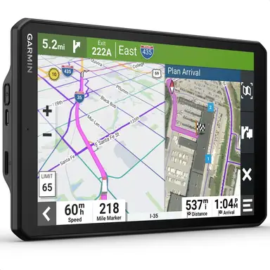 Garmin dēzl LGV810 MT-D Lkw-Navigationssystem mit 8-Zoll-Display, individueller Routenplanung, Birdseye Satellitenbildern, Lkw-Parkplätzen, Lkw- & Auflieger-Services, EU-Karten, digitaler Verkehrsinformation