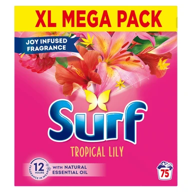Surf  Washing Powder Tropical Lily 75 washes 3.75 kg