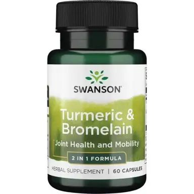 Swanson Full Spectrum Turmeric + Bromelain Joint Inflammation Capsules - 60 Capsules
