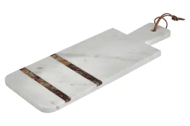 Maison by Premier White And Brown Forest Marble Paddle Board