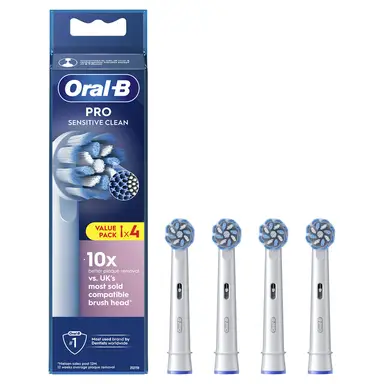 Oral-B Pro Sensitive Clean Toothbrush Heads 4 pack