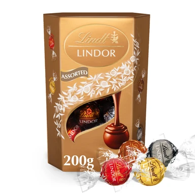 Lindt Lindor Assorted Christmas Cornet 200g