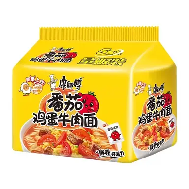 Master Kong Nouilles au bœuf Master Kong avec tomates et œufs 115 g x 5