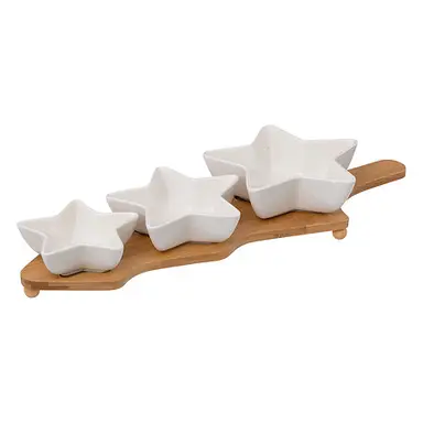 3-piece star appetizer set