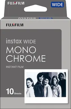 Fujifilm Instax Wide Camera Film Monochrome 10 sheets