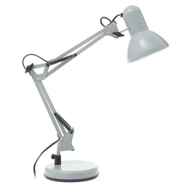 Interiors by Premier Table Lamp Payton Studio Matt Grey H:60cm
