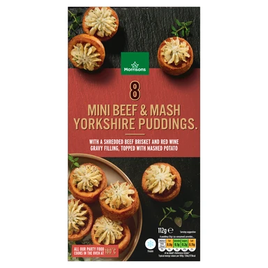 Morrisons 8 Beef & Yorkshire Puddings 112g