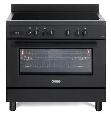 DeLonghi DSC 926IND-BL 90cm Induction Range Cooker, Matt Black, A Rated