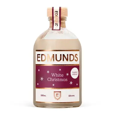 EDMUNDS Cocktails Amaretto and Sapling Vodka White Christmas Liqueur 15% ABV 100ml