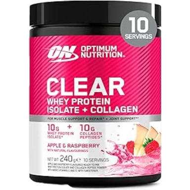 Optimum Nutrition Clear + Collagen 240g Apple & Raspberry
