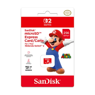 SanDisk Carte microSD Express pour Nintendo Switch 2