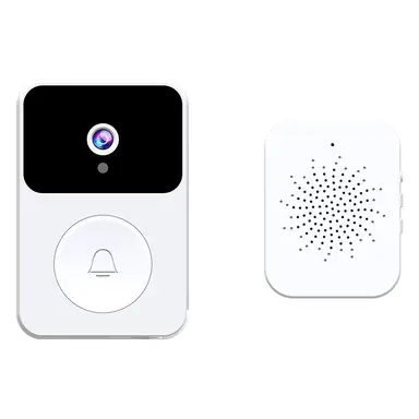 Rexsun X9 Smart Doorbell – Einfache Installation, Lange Akkulaufzeit, Echtzeit-Überwachung, Stumm- & Hallmodi, 20m Funkreichweite, Ideal für den Hausgebrauch