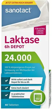 Sanotact Depot Lactase 24.000 40 Tabletten