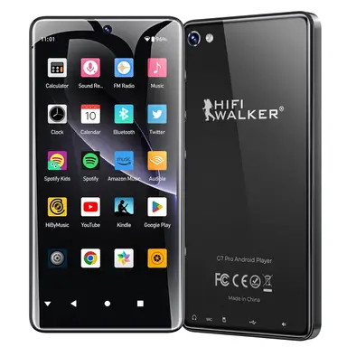 HIFI WALKER Android Music Player-G7PRO-128G-BLACK