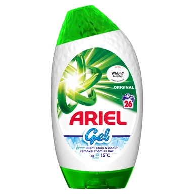 Ariel Liquid Detergent Gel, Original, 26 Washes, 858ml