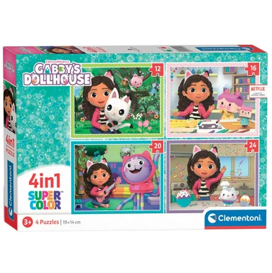 Clementoni Gabby’s Dollhouse Legpuzzel 12 stuk(s) Stripfiguren