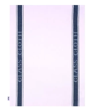 Dexam Glass Cloth Love Colour Cotton/Linen Ink Blue 50x70cm