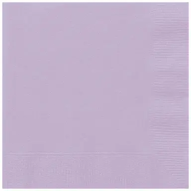 Unique Party Lunch Napkins, Lavender, 20 Pack
