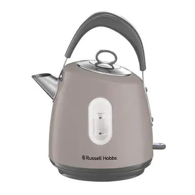 Russell Hobbs Stylevia Kettle, 1.5L, Dome, Top Handle, Fast Boil, Perfect Pour Spout, 3000W, Stainless Steel, Mocha, Taupe/Brown - 28133