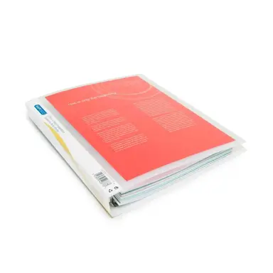 Rapseco A4 Ring Binder Clear, Pack of 10