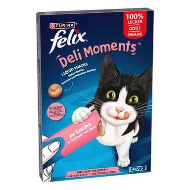 Felix Deli Moments Lachs-Katzensnack 4x10 g