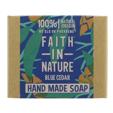 Faith In Nature Wrapped Soap - Blue Cedar 100g