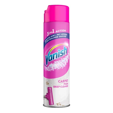 Vanish Oxi Action Carpet Care Vacuum Up Foam 600ml