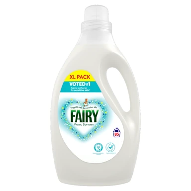 Fairy Fabric Softener, Voted No 1 for Sensitive Skin, 85 Washes, 2.635 L White