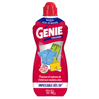 GENIE Lessive liquide couleurs 16 lavages 1L
