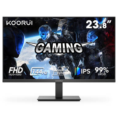 KOORUI E2411K Monitor 23.8 Inch IPS FHD 144Hz VGA HDMI 1.4