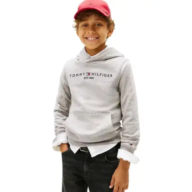 HOODIE ESSENTIAL Enfant Unisexe Gris Chaleureux 16