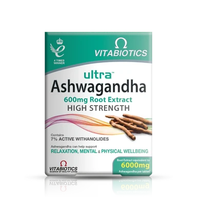 Vitabiotics Ultra Ashwagandha Stress Support Tablets - 30 Tablets
