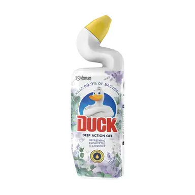 Duck Deep Action Toilet Cleaner Gel, Eucalyptus and Lavender, 750ml