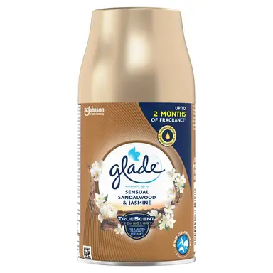 Glade Automatic Air Freshener Spray Refill, Sandalwood & Jasmine, 269ml