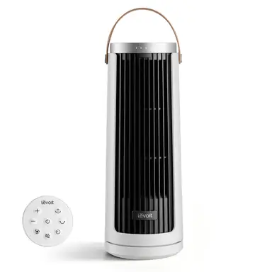 Levoit Windi Mini  Plus Tower Fan White, Type-C Rechargeable 