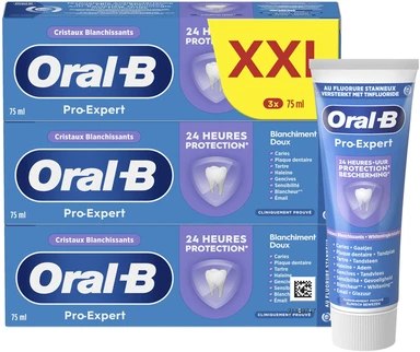 Oral-B Pro-Expert Zachte Whitening Tandpasta - 3x75ml