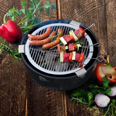 GreenPan Chop & Grill - BBQ Tischgrill Holzkohlegrill - 28 cm