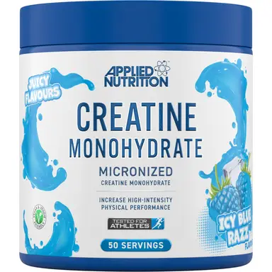 Applied Nutrition Creatine Monohydrate Icy Blue Raspberry Flavour - 250 g