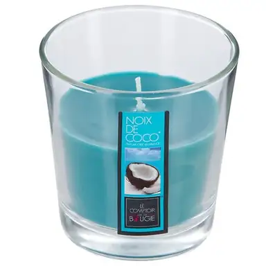 Geurkaars Glazen Pot - 90 g - Kokosgeur