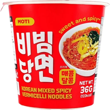Moti Koreaanse gemixte pittige noedels 35g