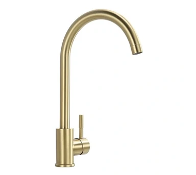 Keukenkraan RVS, enkele hendel mengkraan